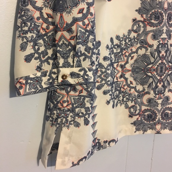 Kenar brand white patterned top - Picture 4 of 7